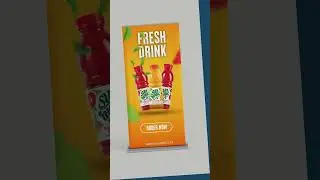 Professional Roll Up Banner Design | Roll Up Banner | #shorts #shortsvideo