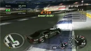Need For Speed Underground 2: Walkthrough #169 - Stadium Drift 4 [Hidden Drift] (Stage 5)