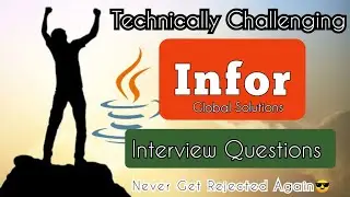 Infor Java Developer Interview Questions | 4.7 YOE | 😎