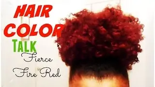 OMBRE|Dying NATURAL HAIR Fierce Fire RED