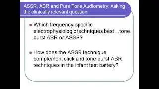Auditory Steady State Response (ASSR) by Salimon Joseph, Director of Territory Hearing Darwin