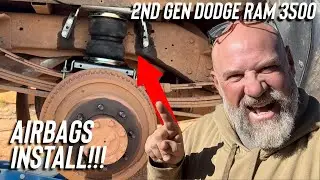Installed Pacbrake Airbags on the 2nd Gen Dodge Ram Dually