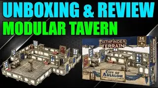 City of Absalom TAVERN Unboxing D&D Terrain Dungeons & Lasers (Push Fit) #D&D #Dungeons&Dragons