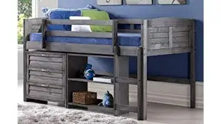 ✋ REVIEW of Donco Boy Bunkbed! Donco Kids 790-TAG-C Louver Modular Low Loft Bed Combo C, Twin, An..