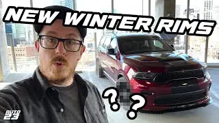See What NEW WINTER RIMS I Got On A Dodge Durango RT!!