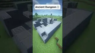 Minecraft Ancient Dungeon!!! 😯| 1.19 Build | #shorts #trending