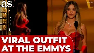 SYDNEY SWEENEY stuns in RED DRESS at the EMMYS 2025: VIRAL MOMENT