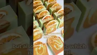 Peppermint x turmeric orange soap-  I bet you didn&rsquo;t know menthol has anticancer activity 🔬