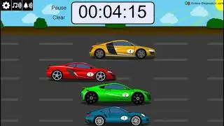 10 minute car race timer