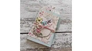 DE RETOUR ! 🌺 Tuto Scrap ! pochette tags !🌺