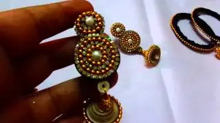 Shlok fashion's bangles and earring combo live