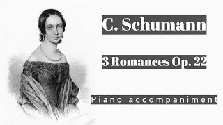 C. Schumann - 3 Romances, Op. 22 - Piano Accompaniment