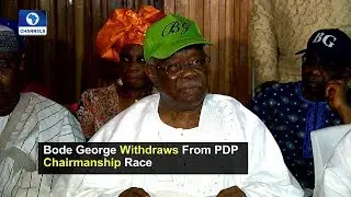 Bode George Withdraws From PDP Chairmanship Race