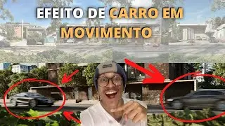 COMO FAZER O EFEITO DE CARRO EM MOVIMENTO DENTRO DO 3DSMAX