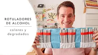 Probando los ROTULADORES de ALCOHOL de ARRTX | Colores & LETTERING DEGRADADO | Colores pasteles