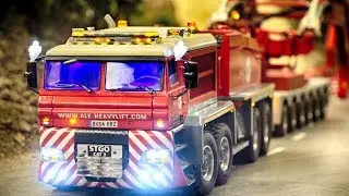 EXTREME LONG! RC MODEL ALE HEAVYLIFT * LKW SCHWERTRANSPORT / INTERMODELLBAU DORTMUND 2018