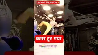 Tiger Shroff ka high jump and kick stunt 💪 #stunt #kick #tigershroff #fitness #shorts