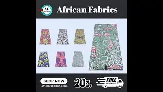 Explore Africa's captivating allure and cultural richness with African Fabrics Inc. Indulge in a 20%