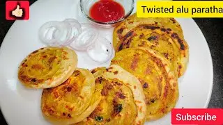 Twisted mini alu paratha |' snacks idea| follow for more.