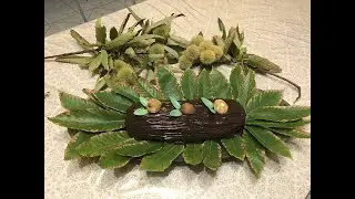 Tronchetto di castagne al cioccolato