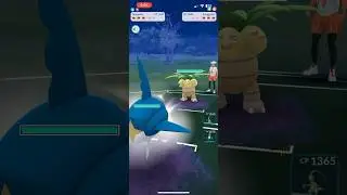 Close call! Shark vs. Tree 🦈🌴 #gobattleleague #pokemongo #pvp #gbl #springcup