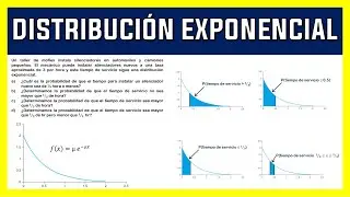 DISTRIBUCIÓN EXPONENCIAL [EJEMPLO]