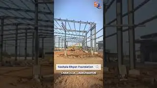 PEB Roofing & Steel Structure Work in India | Factory & Warehouse Projects #constructionindia #peb