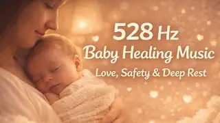 528 Hz Baby Healing Music | Love, Safety & Deep Rest