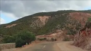 a road from afourer to bin el ouidane . sectio 01. beni mellal morocco africa 2022 [FHD 60fps]
