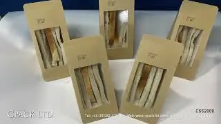 CSS2000 Cardboard Sandwich Sealer with Lazy Susan