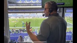 How does an ESPN Radio NFL game broadcast happen?
