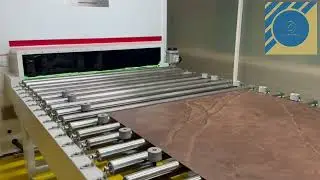 Fabrication de panneaux muraux en surface textur&eacute;e | Ligne de production automatis&eacute;e
