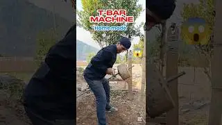 Homemade T-BAR row | How to make DIY landmine ! Homemade gym equipment #homeworkout #roshanacharya