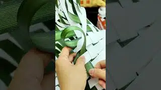 仿竹藤包包编织，新材料仿竹条，新手也很容易学会的哦 #diy #craft #handmade