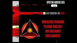 LCARS 47 Vexillum Plasma Coolant Breach Alert || Star Trek LCARS 47 LauchCenter