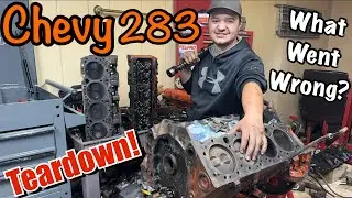 Разборка двигателя Chevy Small Block 283: он чуть не взорвался!? Бюджетный двигатель Chevy Small ...