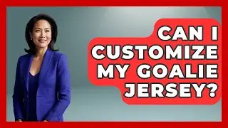 Can I Customize My Goalie Jersey? - Hockey Fan Network