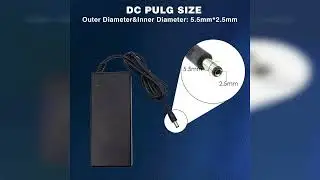 Review: UL Listed 12V 8A Power Supply Adapter,96W AC 100-240V to DC 12V 8A Transformer w/4ft D...