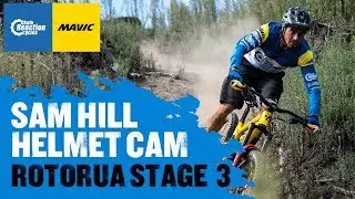 Sam Hill - Rotorua Stage 3 - Helmet Cam | Team CRC Mavic | CRC |