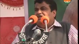 BJP Speech By Shri  Nitin Gadkari at Mathura Rally on 30 Oct 2013