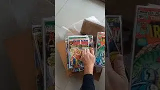Iron Man comics unboxing #collection #comics #ironman #marvel