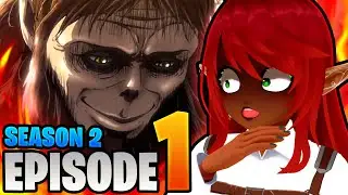 HE IS SO FLUFFY!! | Attack on Titan Season 2 Episode 1 Reaction