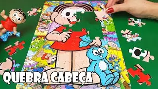Aprendendo a Montar Um Quebra Cabe&ccedil;a Fofo Da Turma Da M&ocirc;nica