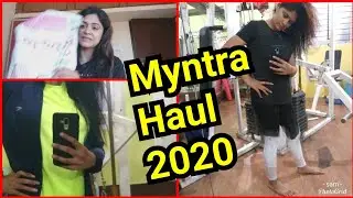 Myntra super affordable Fashion Haul 2020/Gym,active wear& dance wear