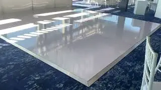 White Gloss Dance Floor Hire