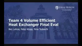 Team 4 Heat Exchanger Final Evaluation