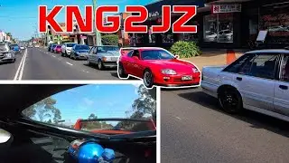 Anzac day cruise with a 8 second supra