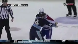 Max Pacioretty vs Chris Kunitz Jan 20, 2012