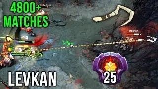 Levkan TOP-1 Pudge Spammer Dotabuff 4800+ Matches - Finally LVL 25 Dota Plus - EPIC Compilation Dota