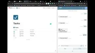 Telegram Bot + Notion (Read tasks + Filter)